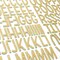 Sunshine & Good Times Thickers Stickers 5.5"X11" 117/Pkg-Shine On Alpha/Gold Glittered Foam